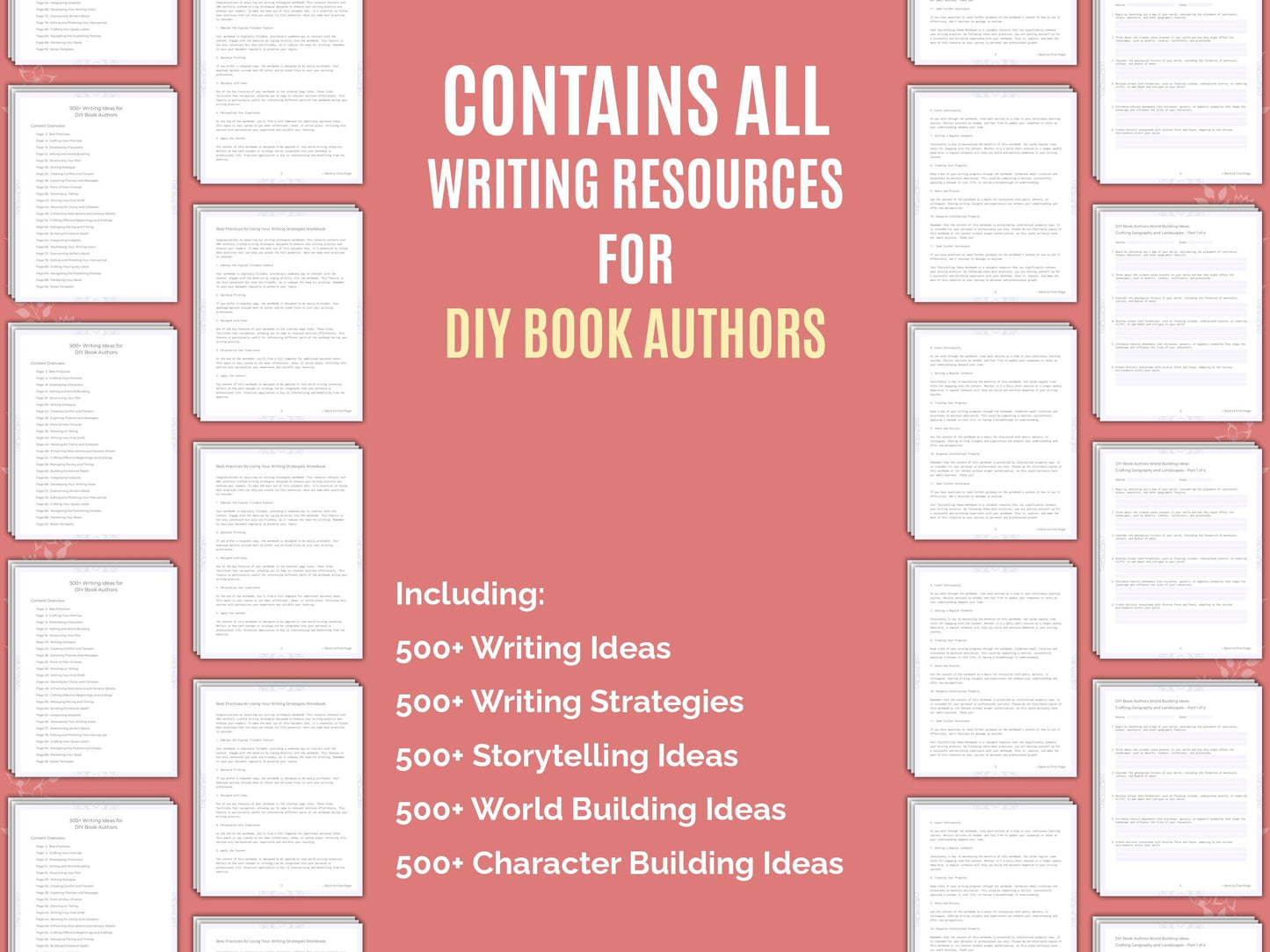 DIY Book Authors Writing Worksheets