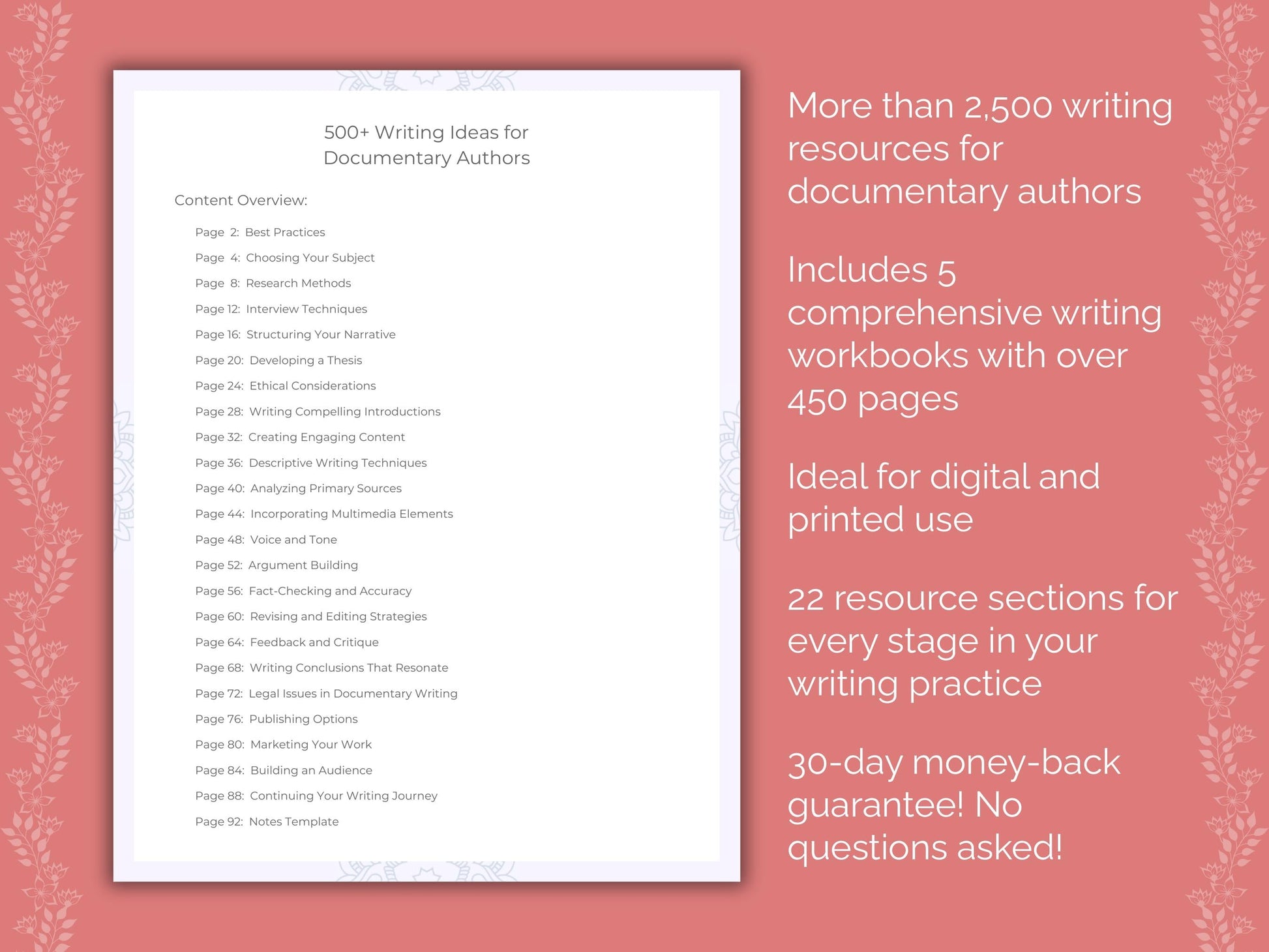 Documentary Authors Writing Templates