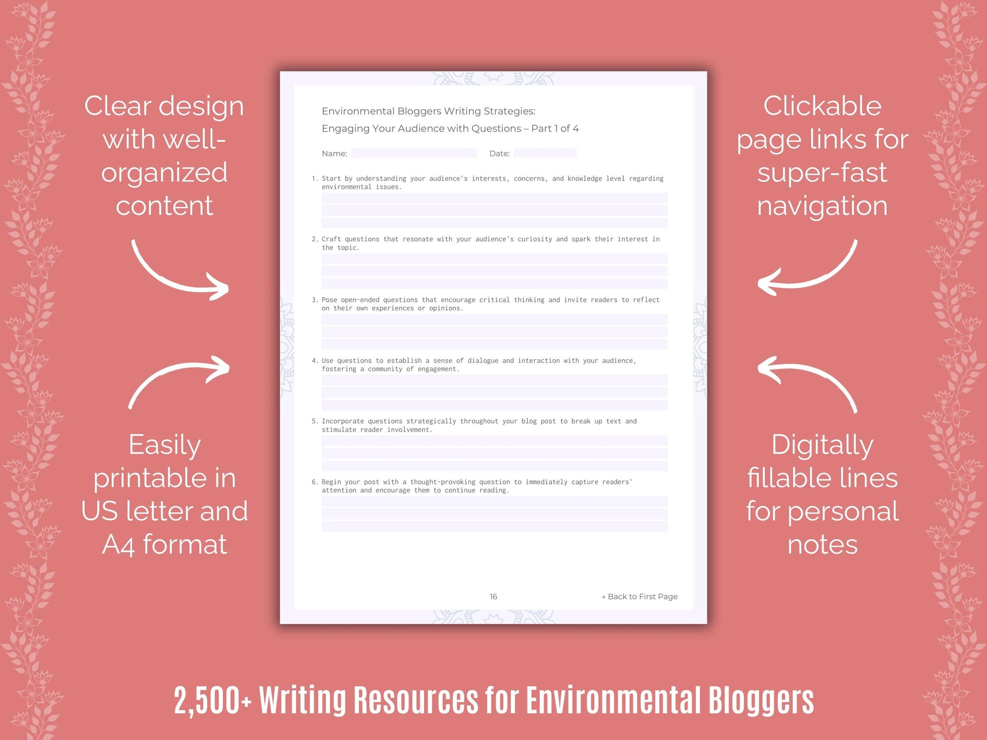 Environmental Bloggers Writing Cheat Sheets