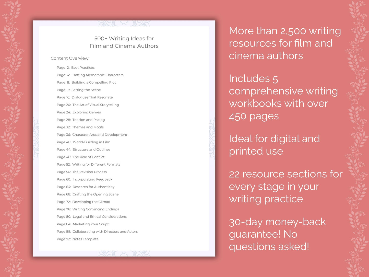 Film and Cinema Authors Writing Templates