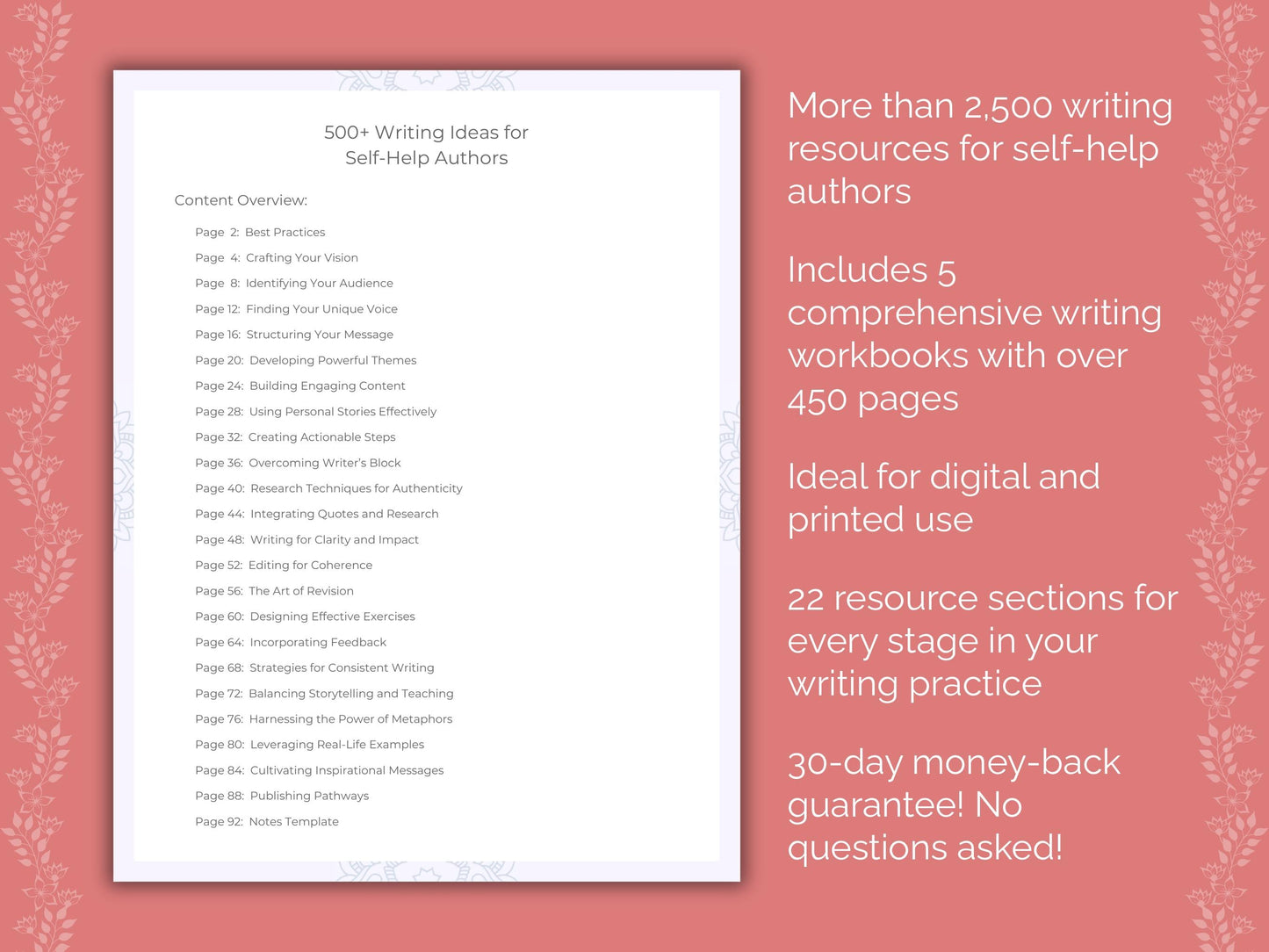 Self-Help Authors Writing Templates