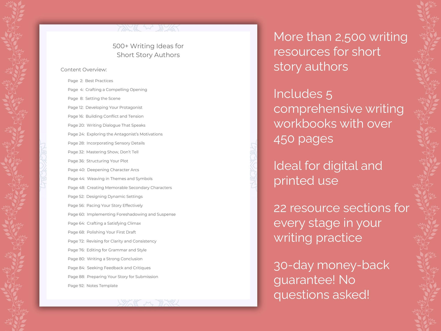 Short Story Authors Writing Templates