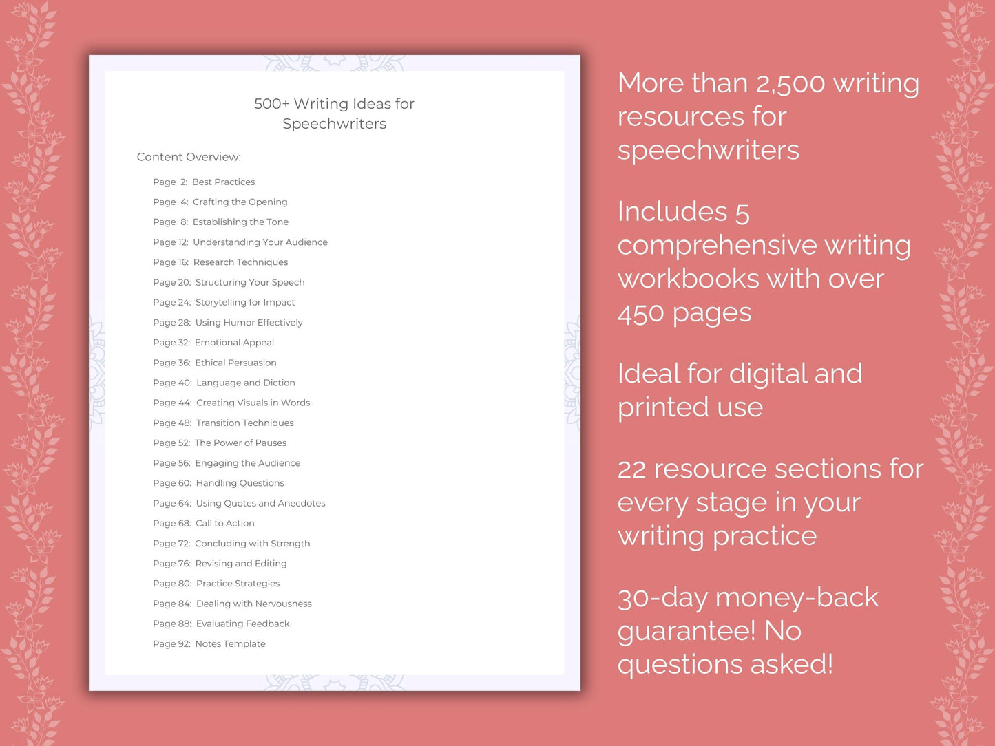 Speechwriters Writing Templates