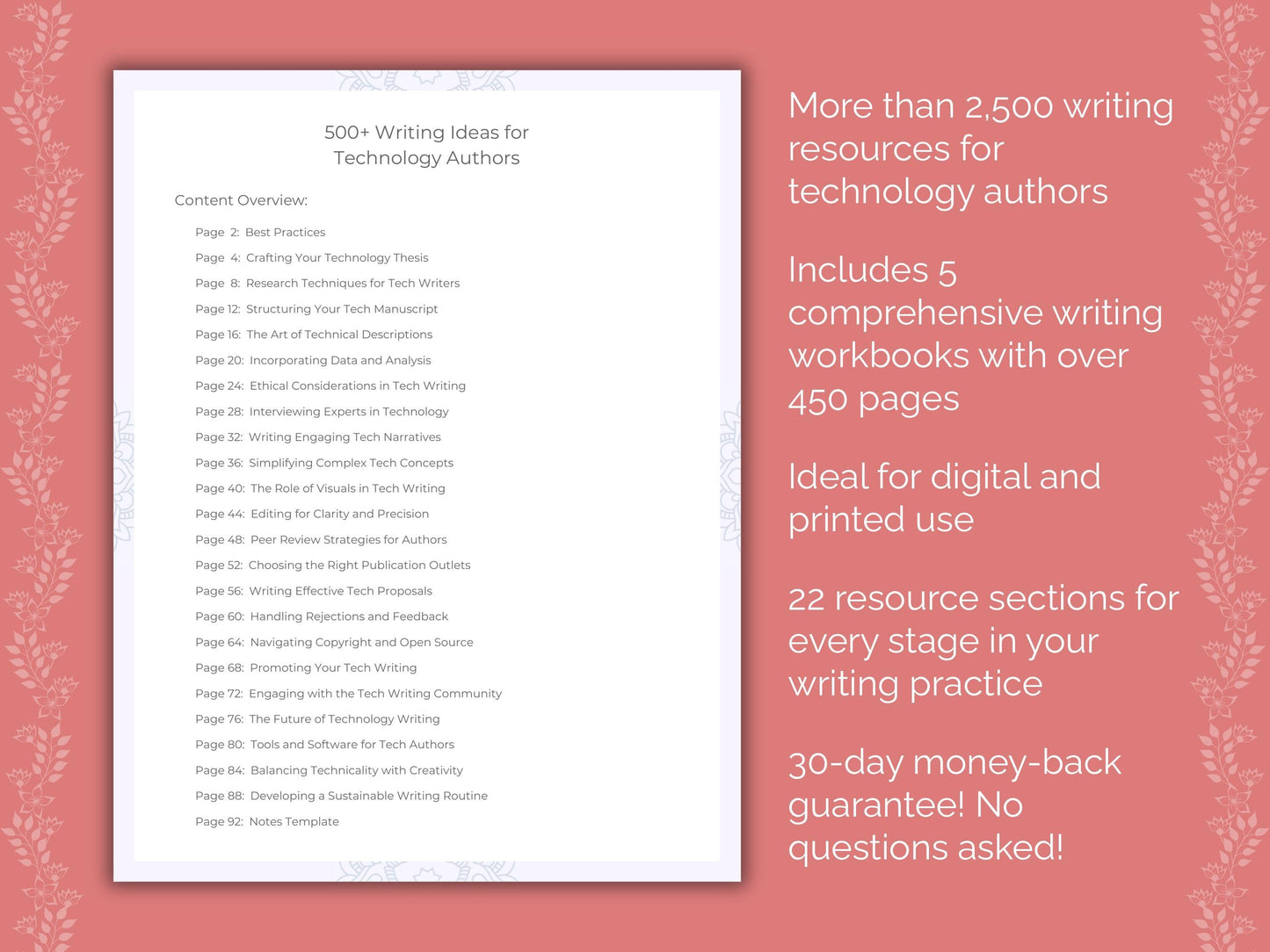 Technology Authors Writing Templates