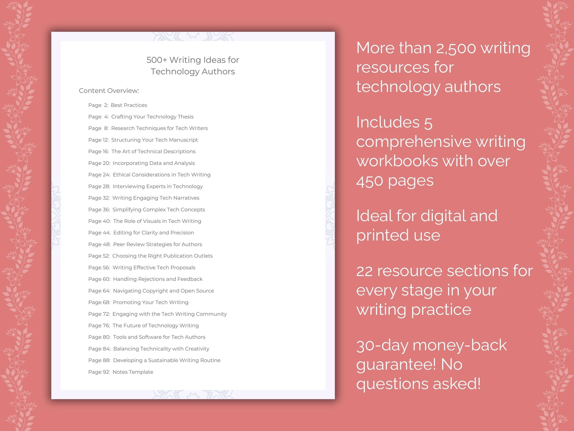 Technology Authors Writing Templates