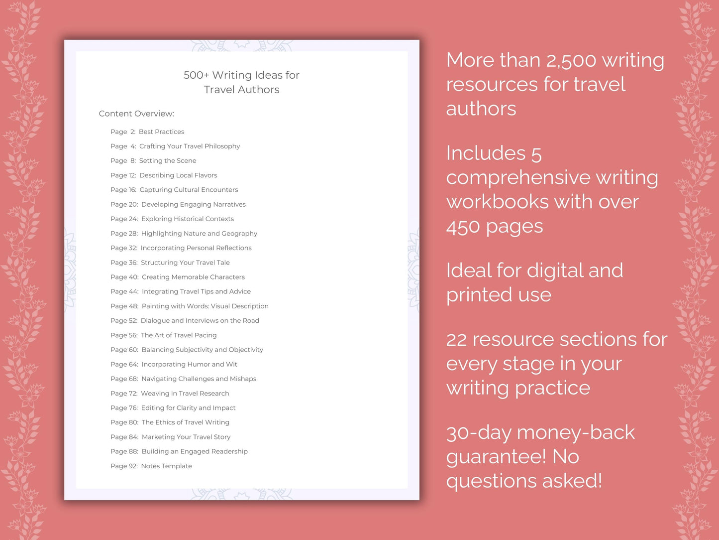 Travel Authors Writing Templates