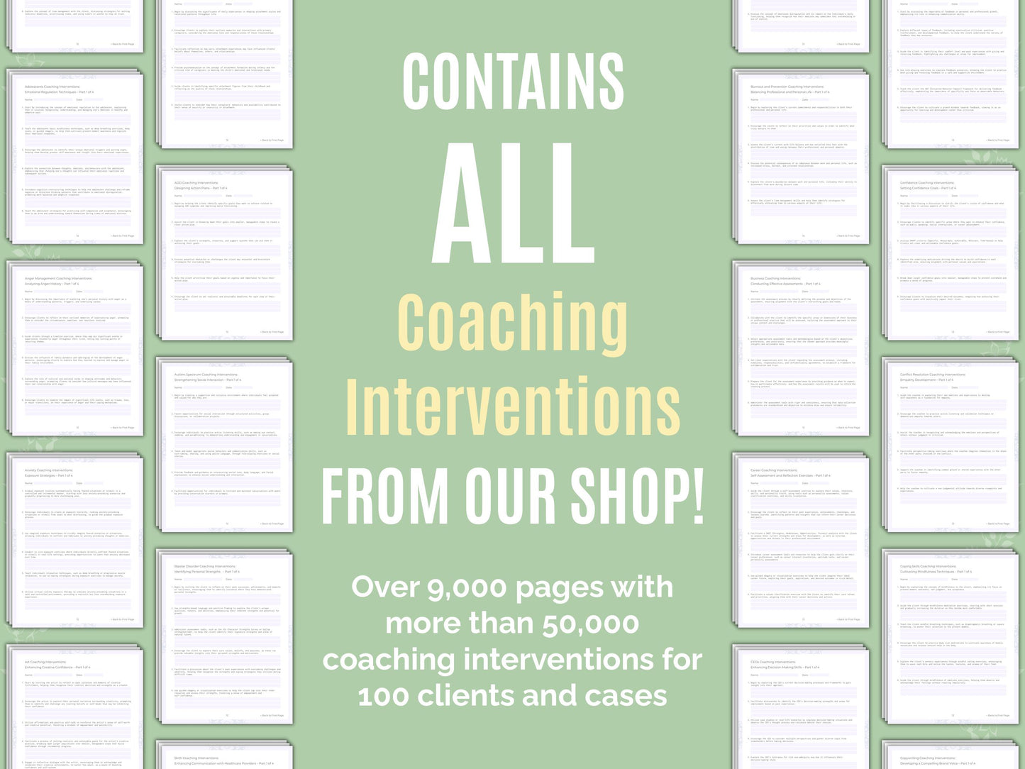 Coaching Interventions Tool
