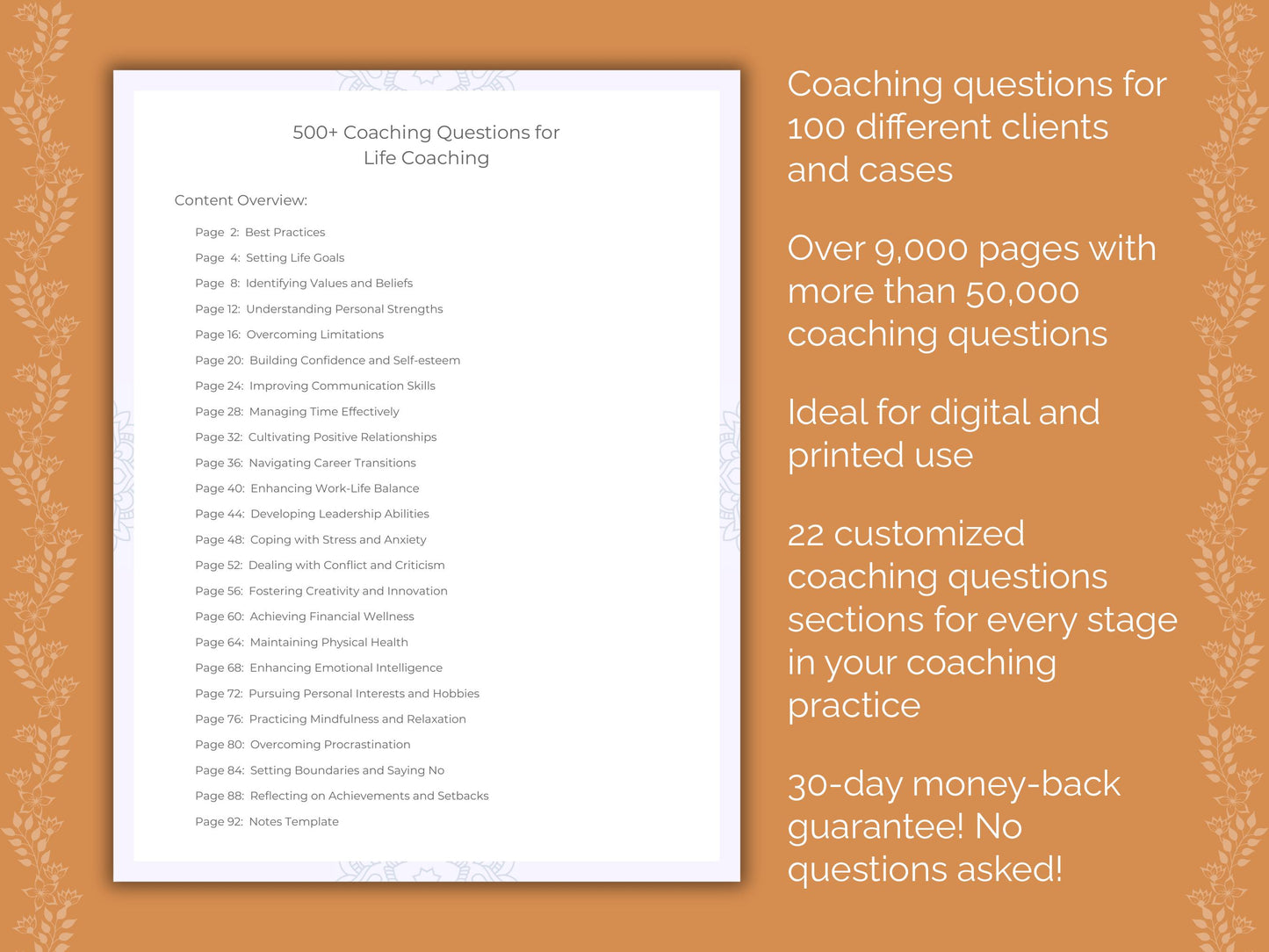 Coaching Questions Content