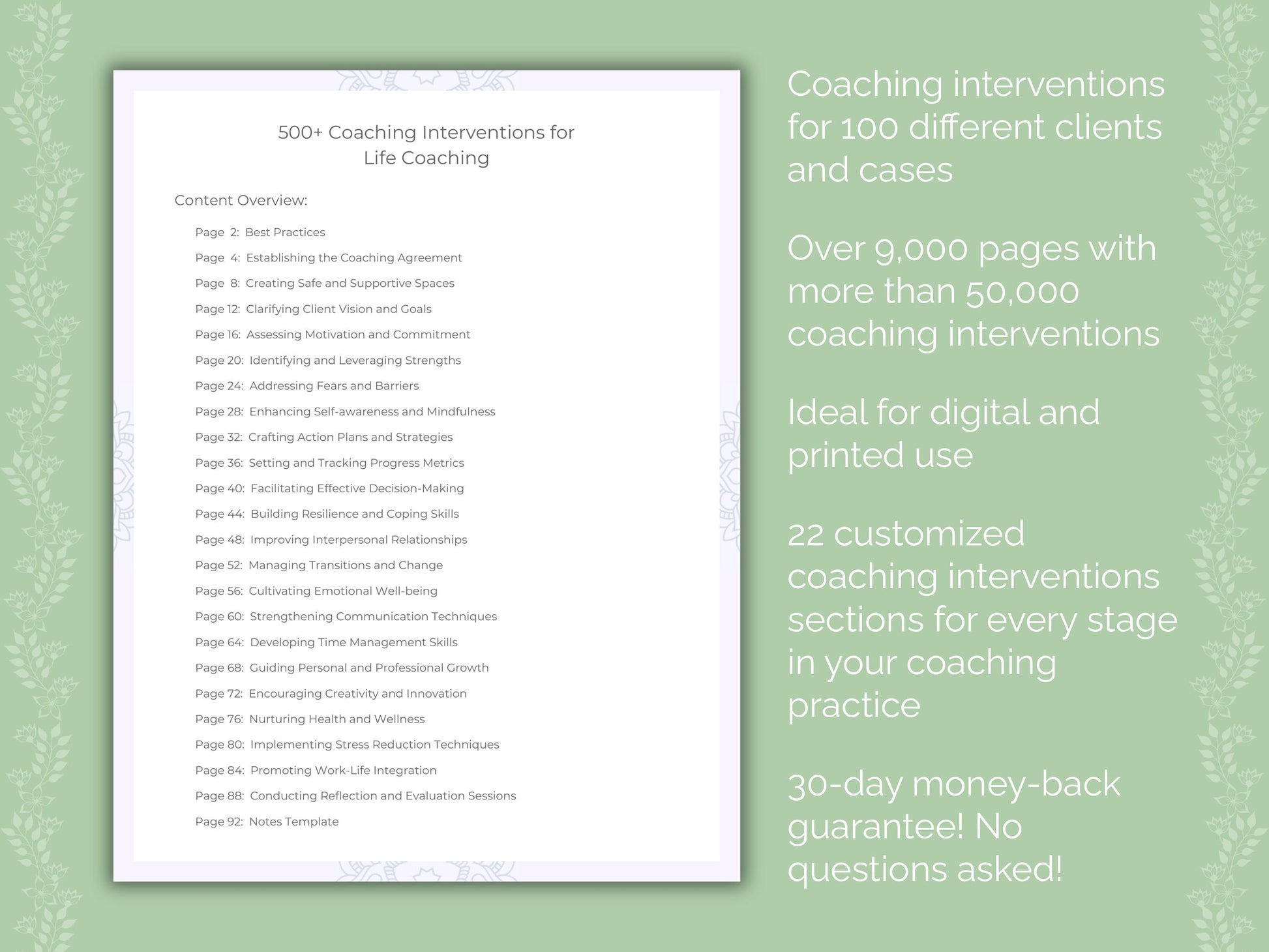 Coaching Interventions Bundle