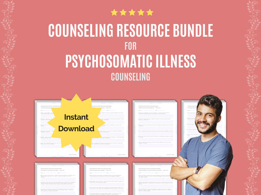 Therapy, Mental Health, Counseling, Template, Counselor, Psychosomatic Idea, Psychosomatic Bundle, Therapist, Resource, Psychosomatic, Worksheet, Workbook, Illness