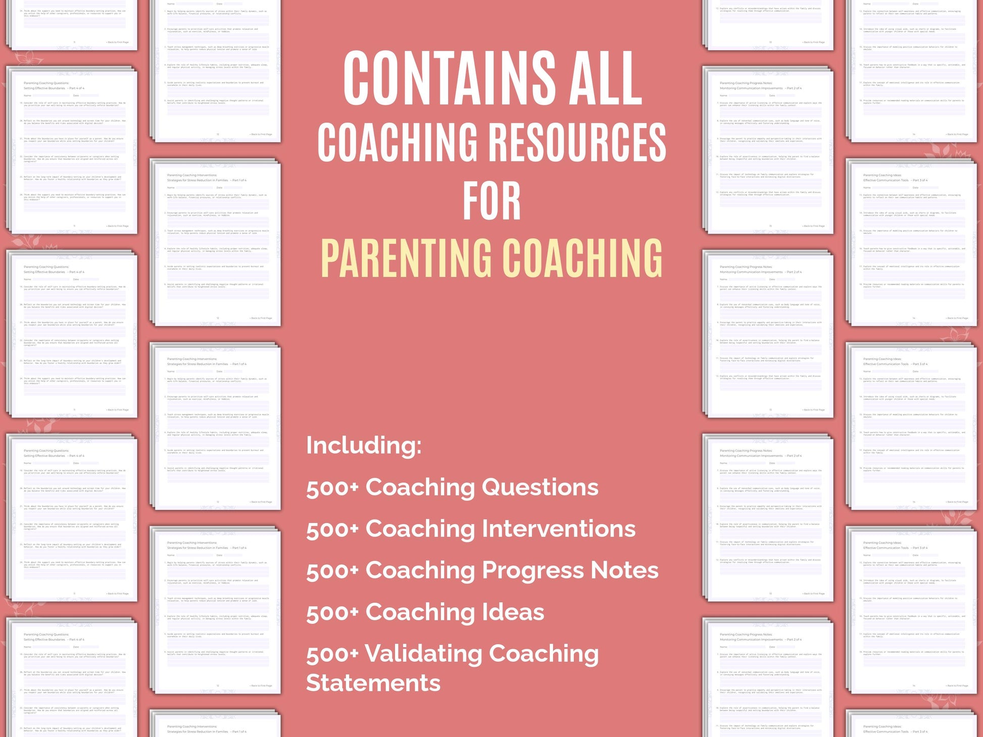 Coaching Progress Notes Workbook