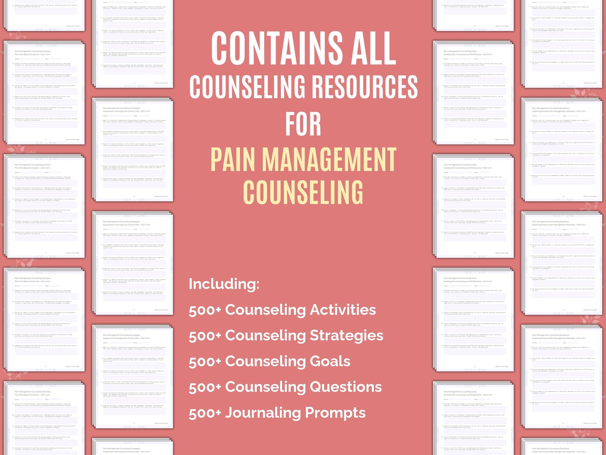Pain Tool, Pain Counseling, Pain Workbook, Mental Health, Pain Bundle, Pain Idea, Counselor, Pain Template, Therapist, Pain Worksheet, Pain Therapy, Pain Resource, Management