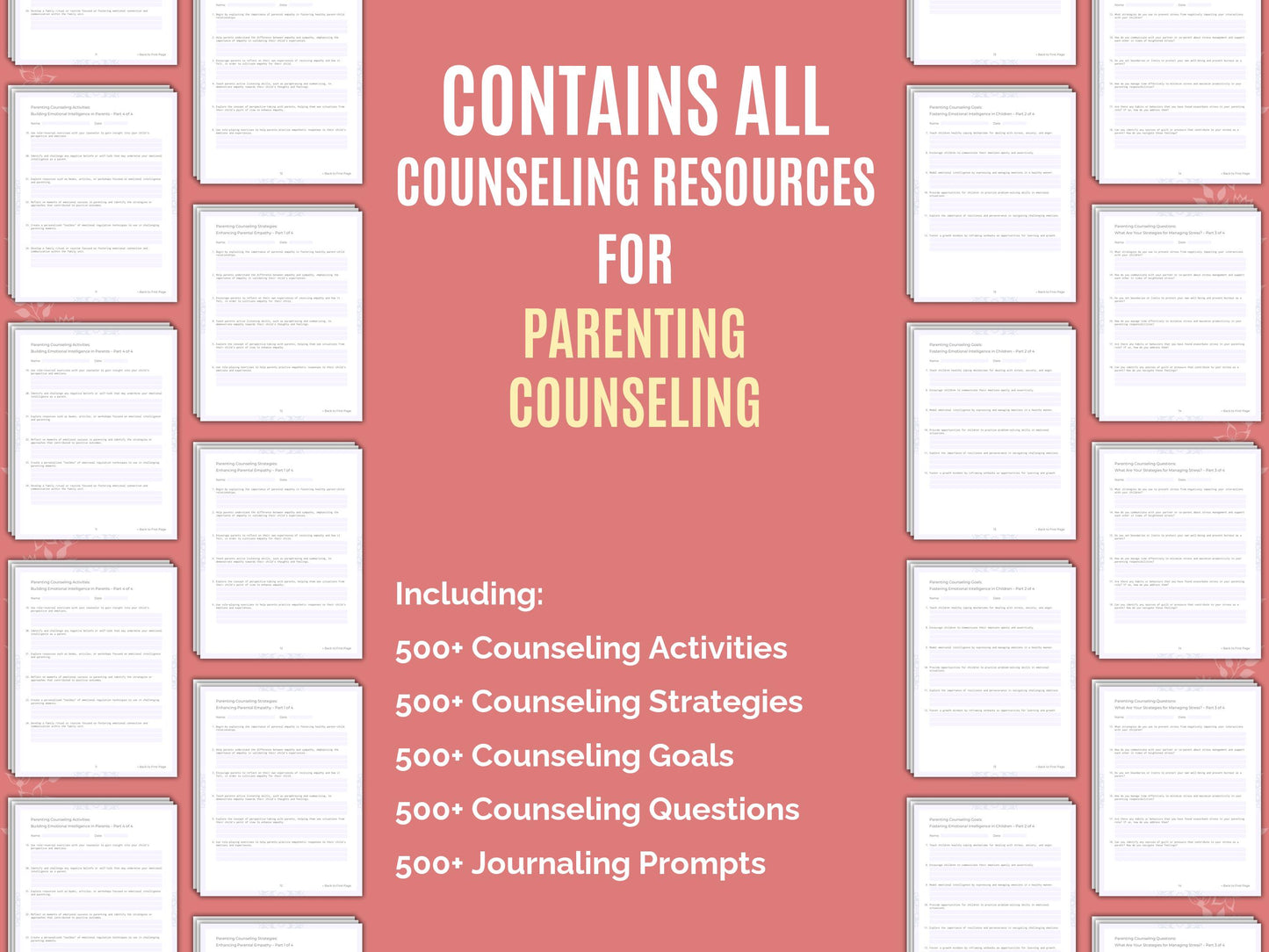 Parenting Resource, Parenting Worksheet, Parenting Content, Therapist, Parenting Therapy, Parenting Idea, Parenting Template, Parenting Counseling, Mental Health, Parenting Bundle, Parenting Tool, Parenting Workbook, Counselor