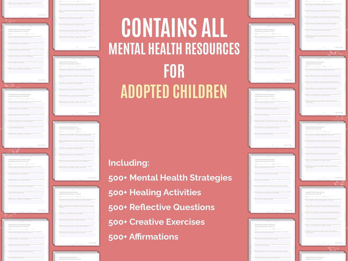 Mental Health Worksheets