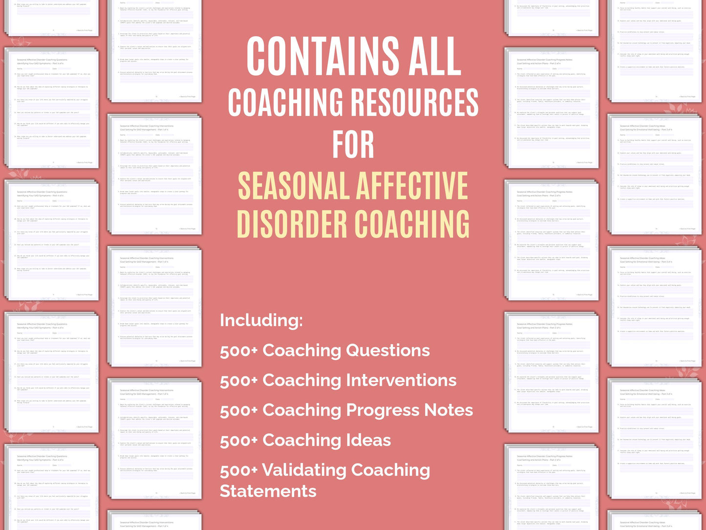 Coaching Questions Worksheets