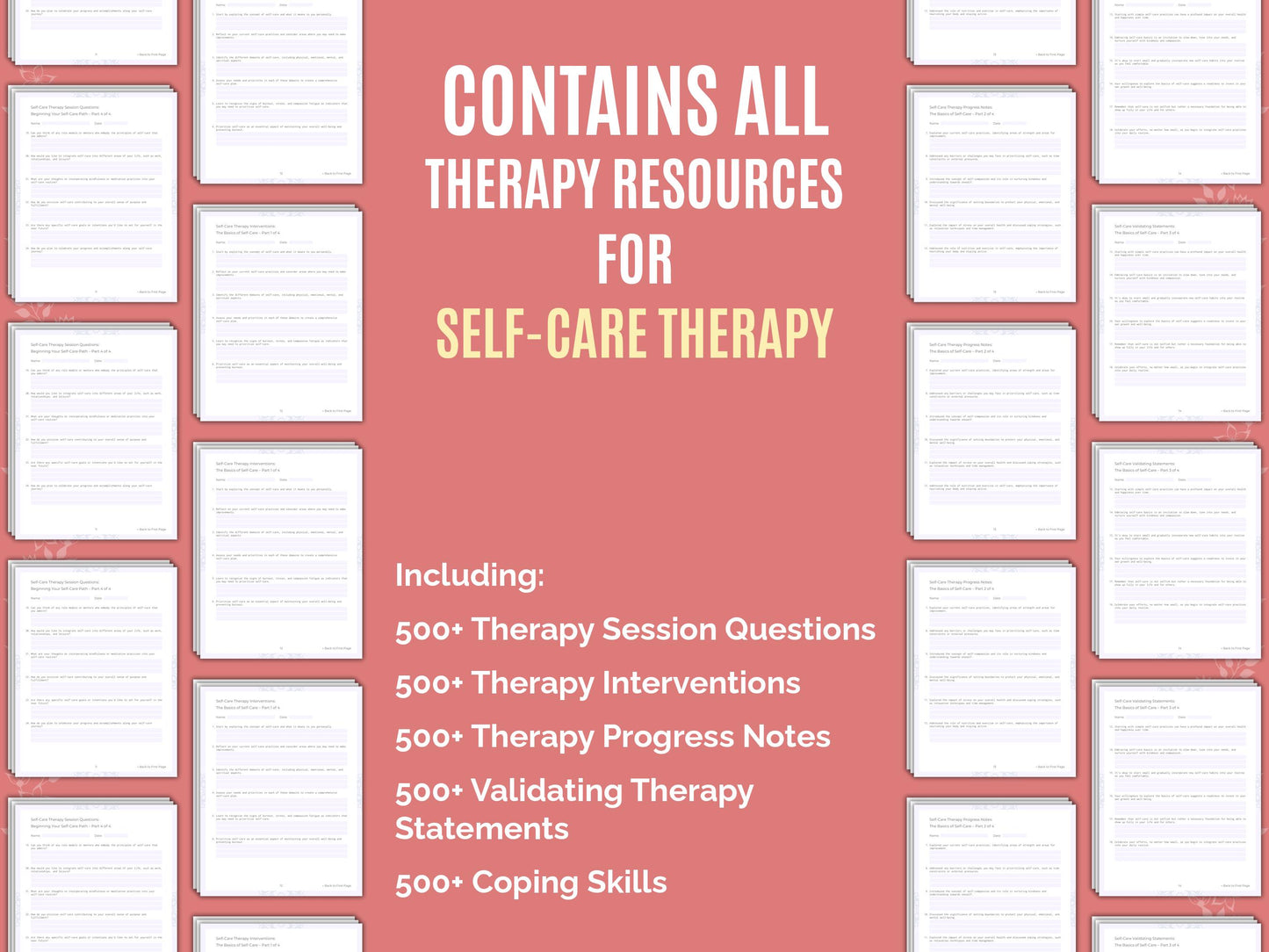 Therapy Session Questions Worksheets