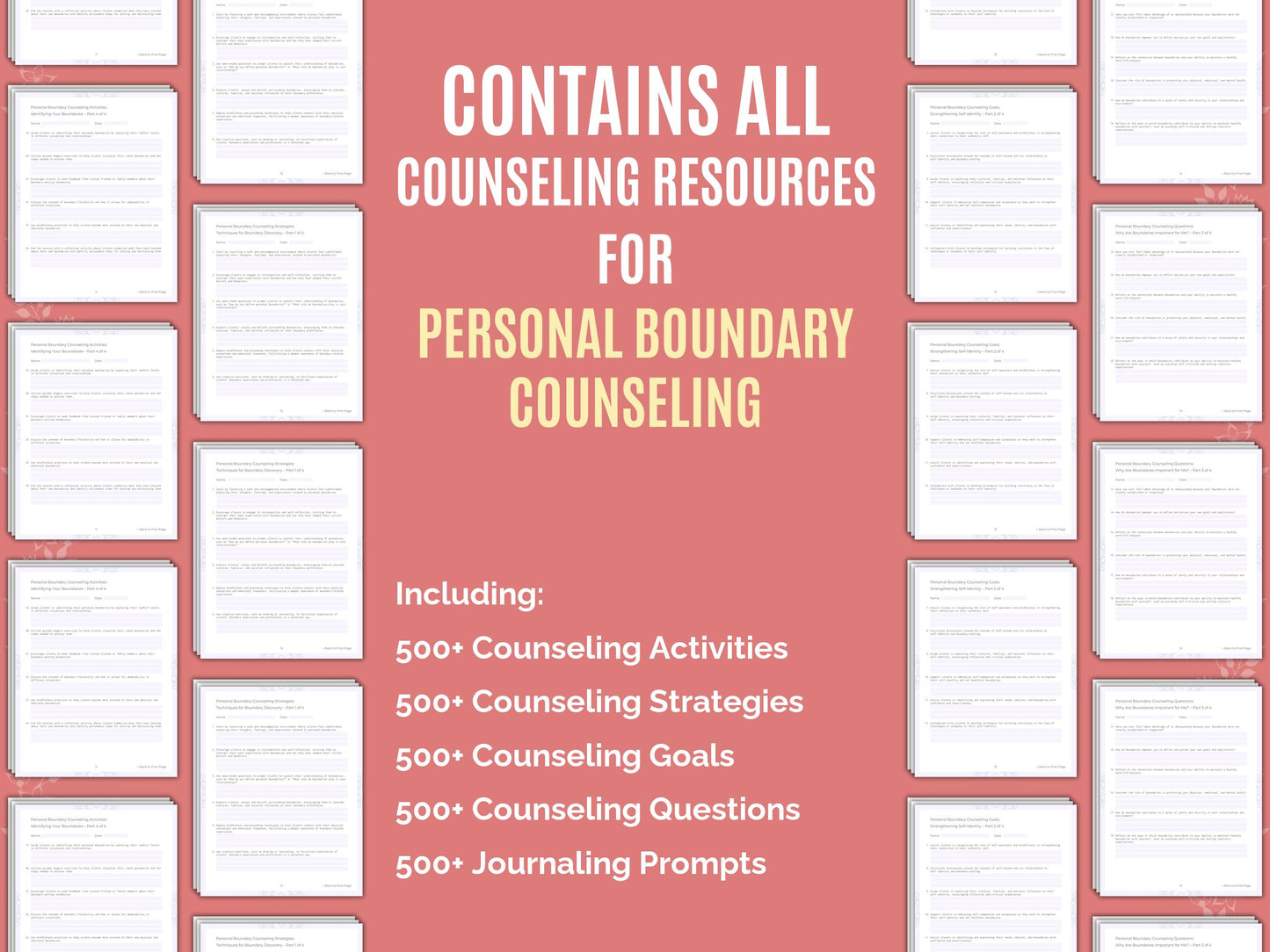 Personal Tool, Personal Template, Mental Health, Personal Therapy, Counselor, Personal Bundle, Boundary, Personal Idea, Therapist, Personal Counseling, Personal Worksheet, Personal Resource, Personal Workbook