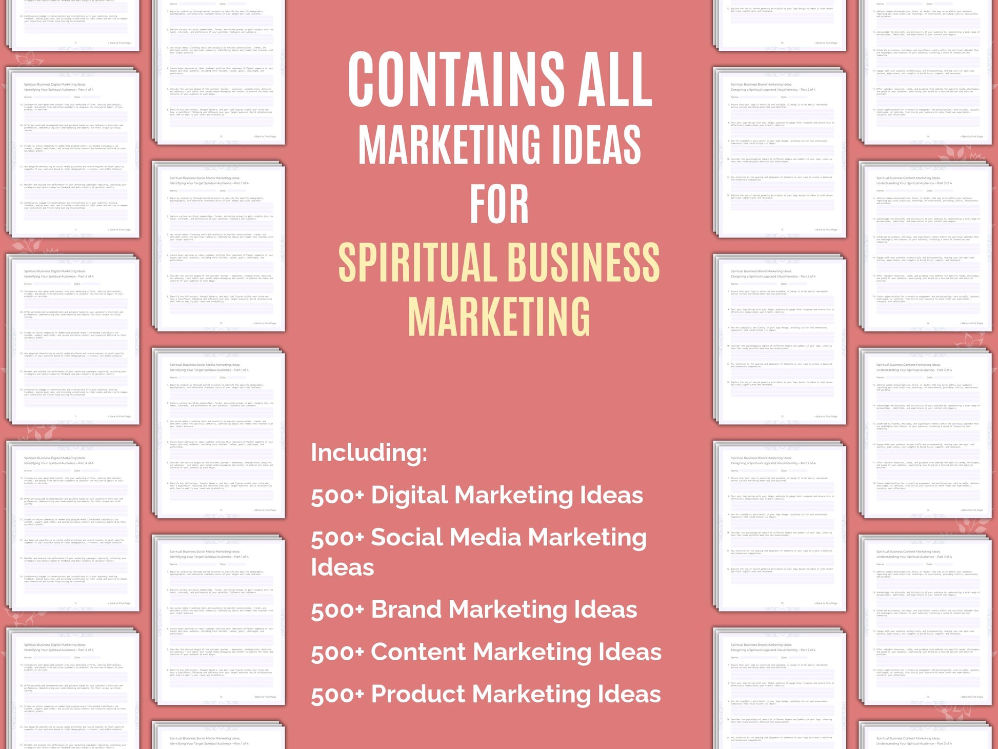 Brand Marketing Ideas Workbook