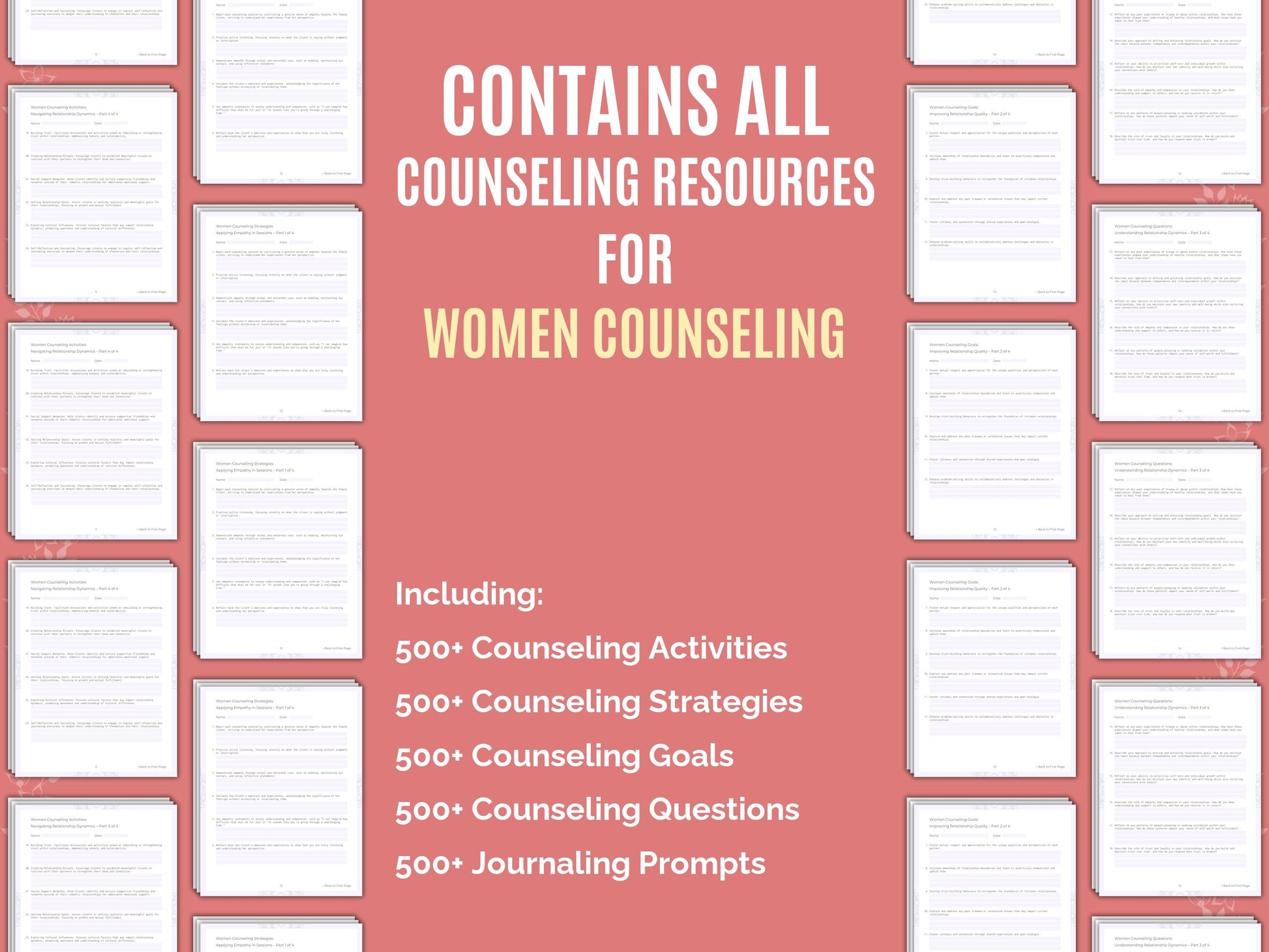 Women Therapy, Women Counseling, Therapist, Women Resource, Women Worksheet, Women Content, Women Template, Women Bundle, Counselor, Mental Health, Women Idea, Women Workbook, Women Tool