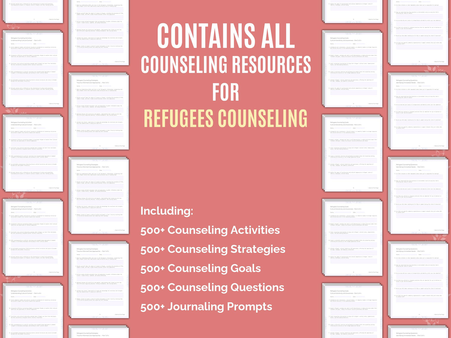 Counselor, Refugees Tool, Refugees Counseling, Refugees Bundle, Refugees Workbook, Therapist, Refugees Template, Refugees Idea, Refugees Content, Mental Health, Refugees Worksheet, Refugees Resource, Refugees Therapy