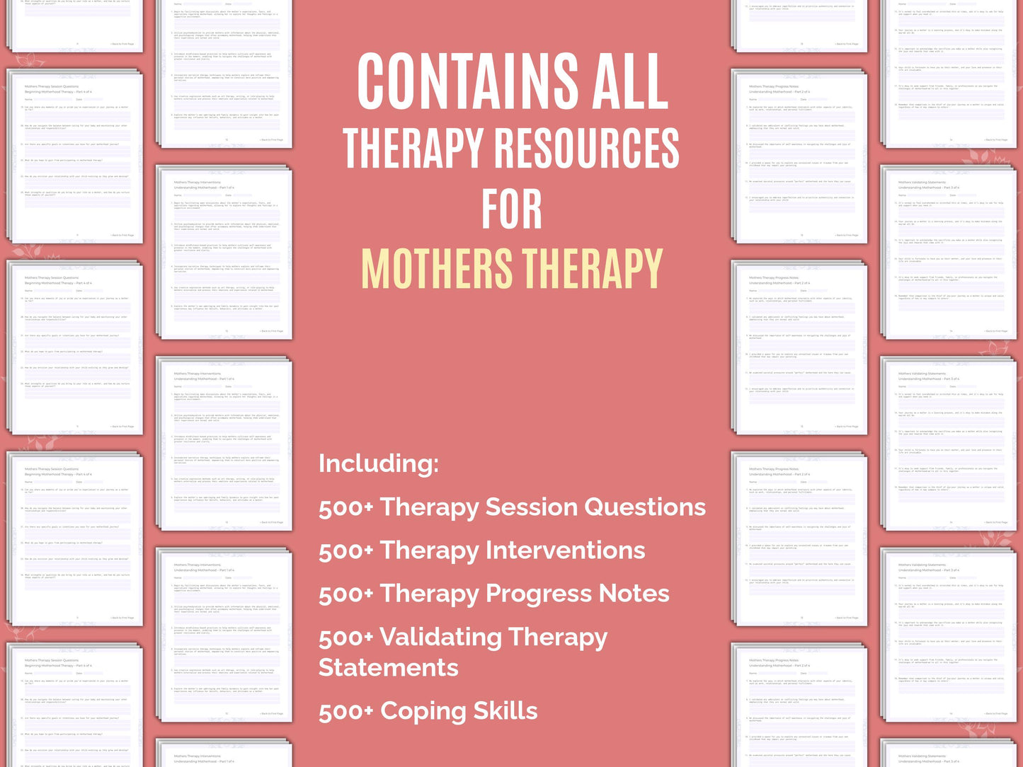 Therapy Session Questions Worksheets