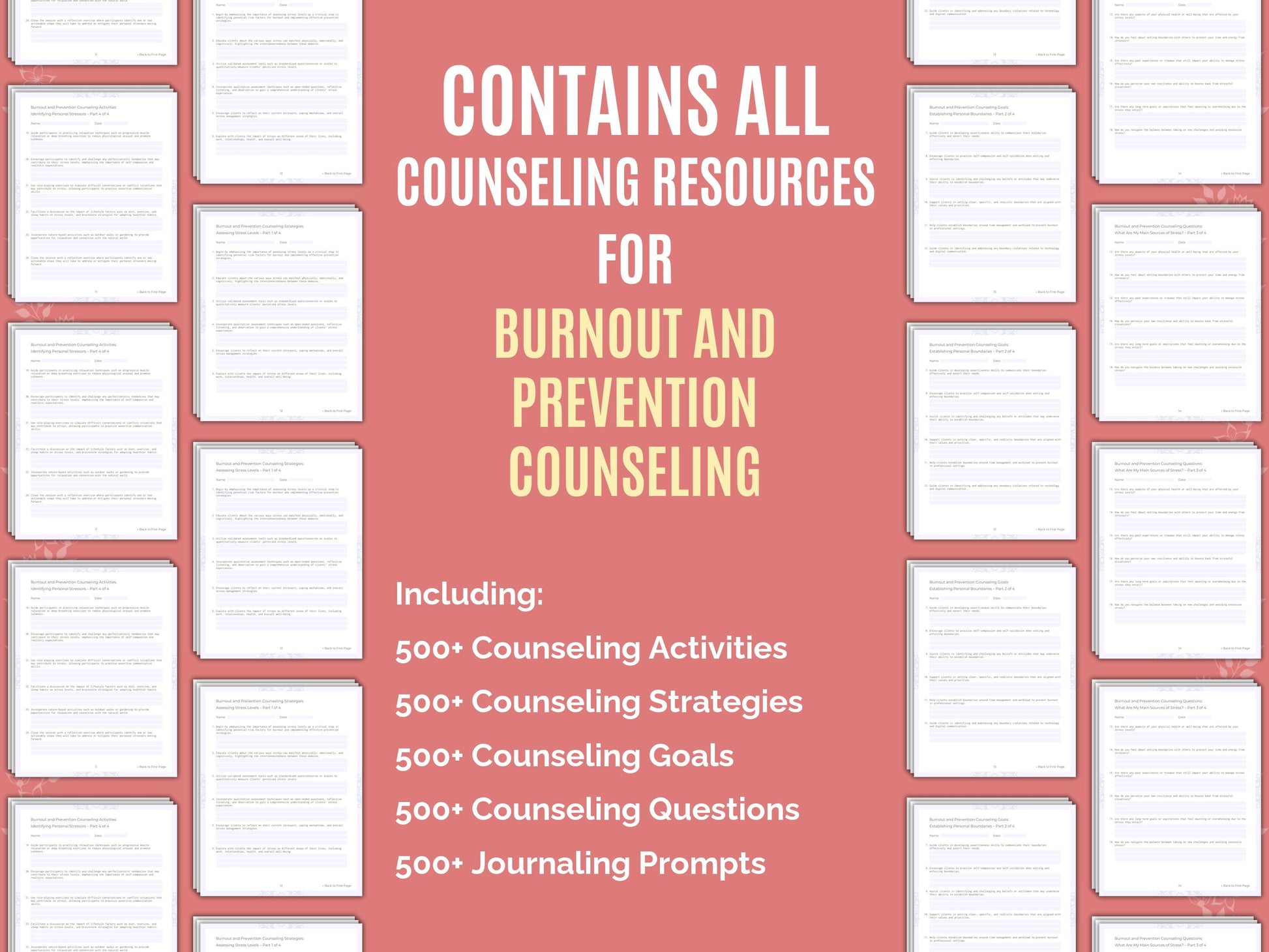 Counseling Activities Workbook
