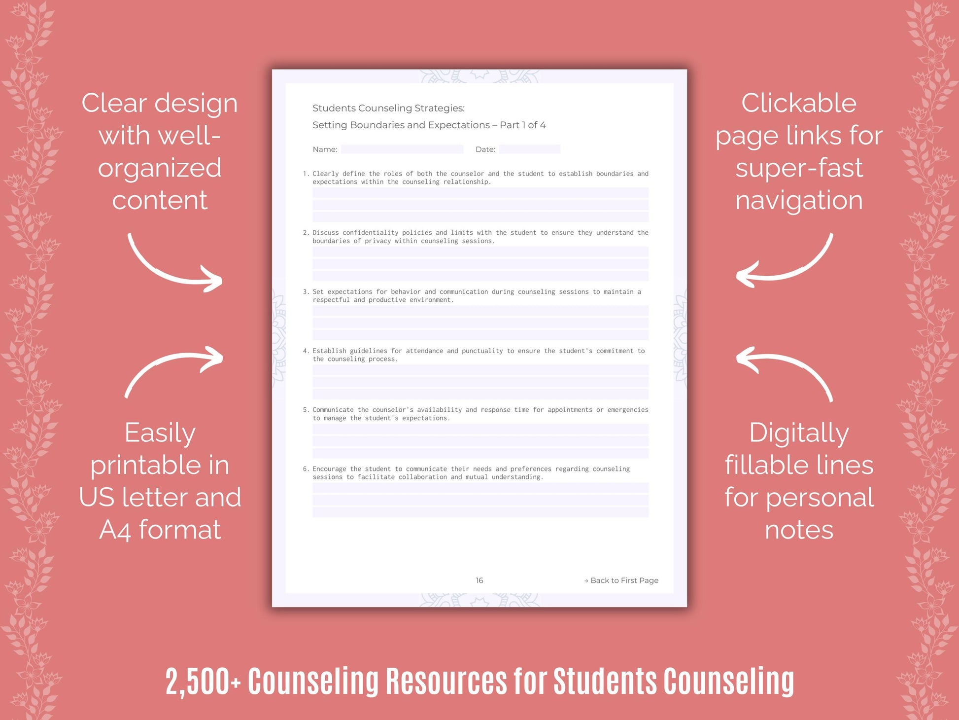Students Bundle, Students Idea, Students Resource, Students Worksheet, Students Template, Students Content, Students Therapy, Therapist, Students Tool, Counselor, Students Workbook, Mental Health, Students Counseling