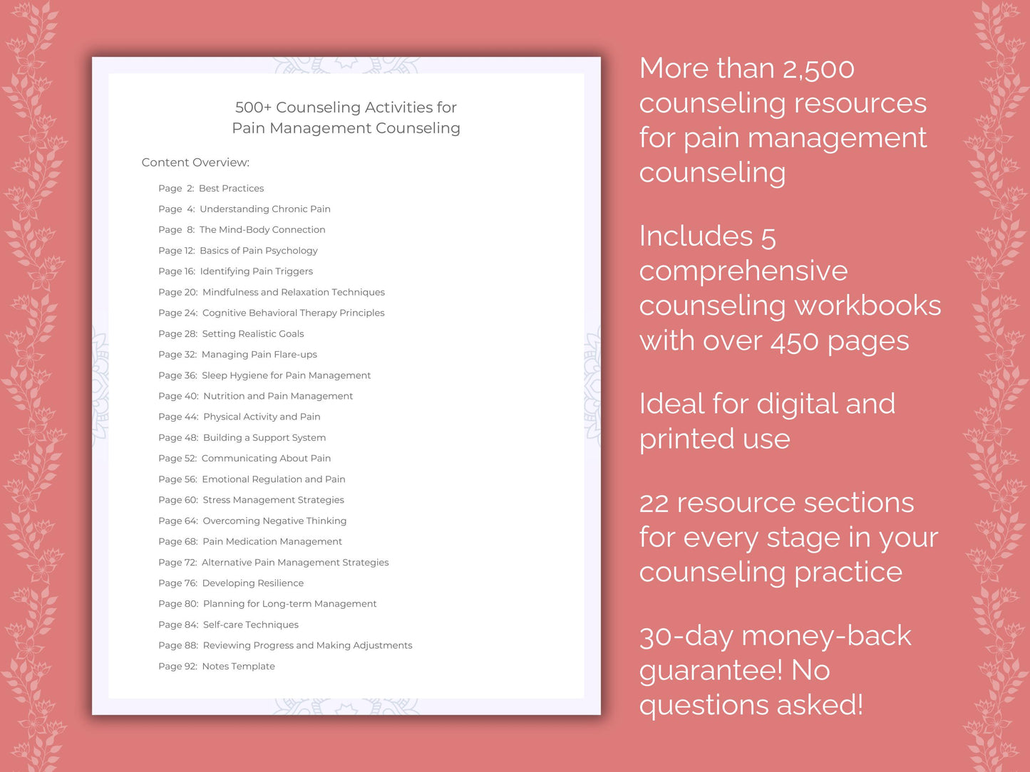 Pain Bundle, Pain Resource, Mental Health, Pain Worksheet, Counselor, Therapist, Pain Workbook, Pain Counseling, Management, Pain Template, Pain Therapy, Pain Idea, Pain Tool