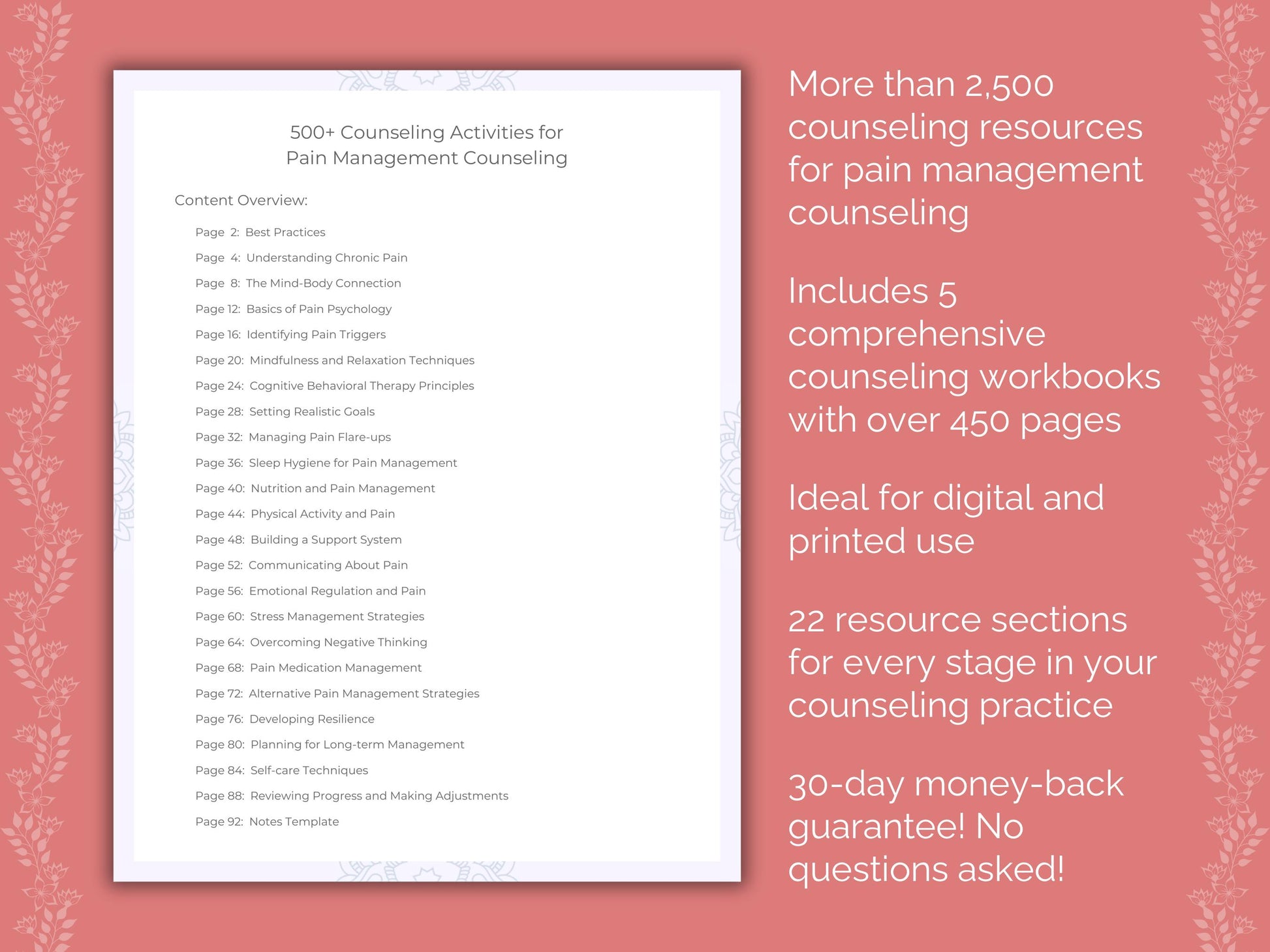 Pain Bundle, Pain Resource, Mental Health, Pain Worksheet, Counselor, Therapist, Pain Workbook, Pain Counseling, Management, Pain Template, Pain Therapy, Pain Idea, Pain Tool