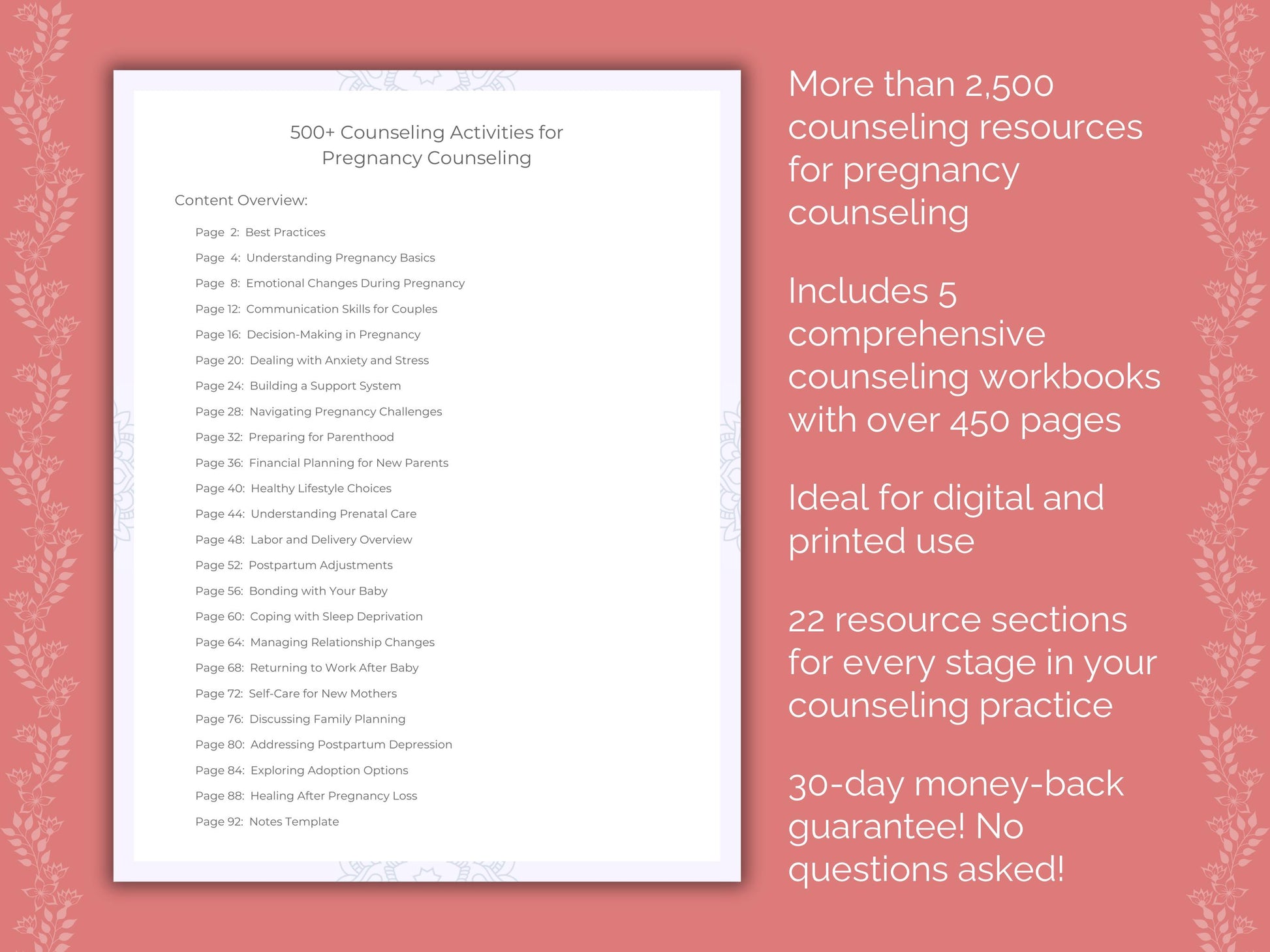 Pregnancy Idea, Pregnancy Therapy, Therapist, Pregnancy Resource, Pregnancy Worksheet, Pregnancy Workbook, Counselor, Pregnancy Tool, Pregnancy Counseling, Pregnant, Pregnancy Bundle, Mental Health, Pregnancy Template