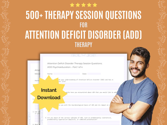 Attention Deficit Disorder (ADD) Therapy Workbook
