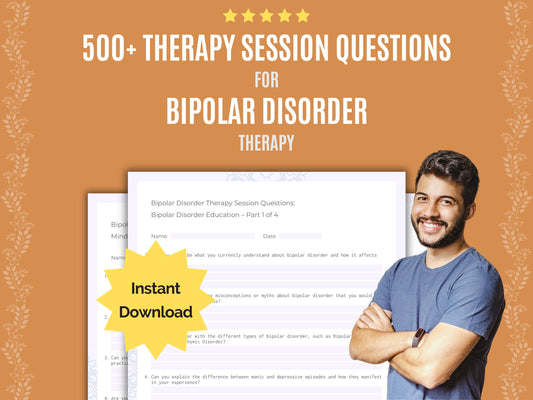 Bipolar Disorder Therapy Session Questions Worksheets