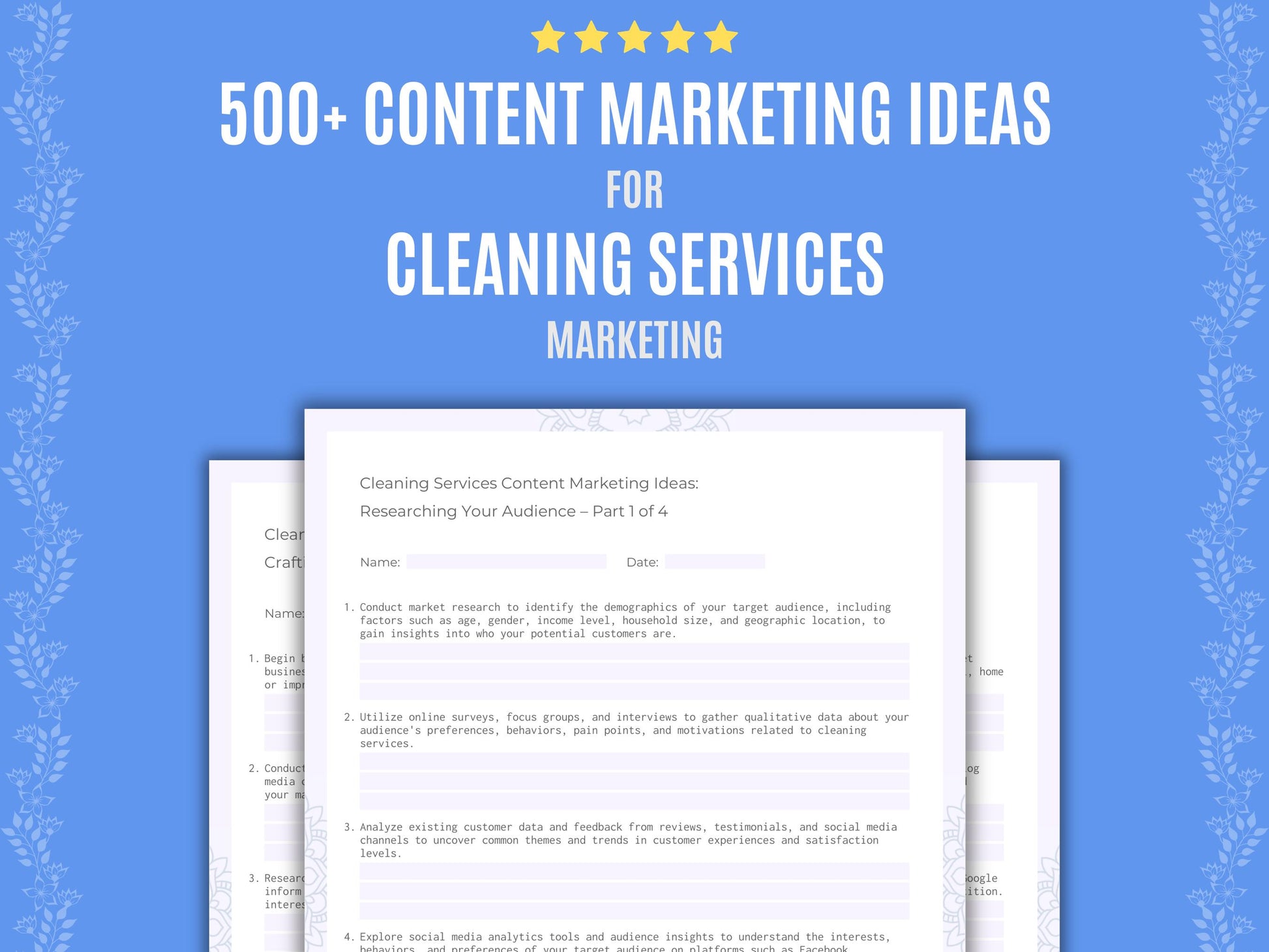 Cleaning Services Content Marketing Ideas