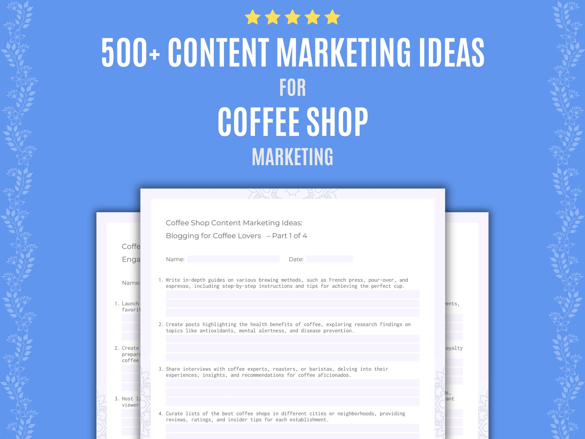 Coffee Shop Content Marketing Ideas