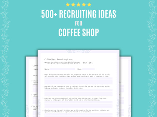 Coffee Shop Recruiting Ideas Resource