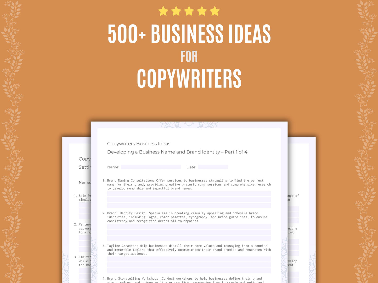 Copywriters Business Ideas Resource