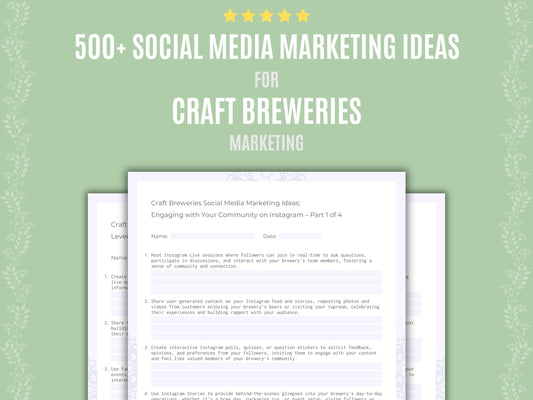 Craft Breweries Social Media Marketing Ideas