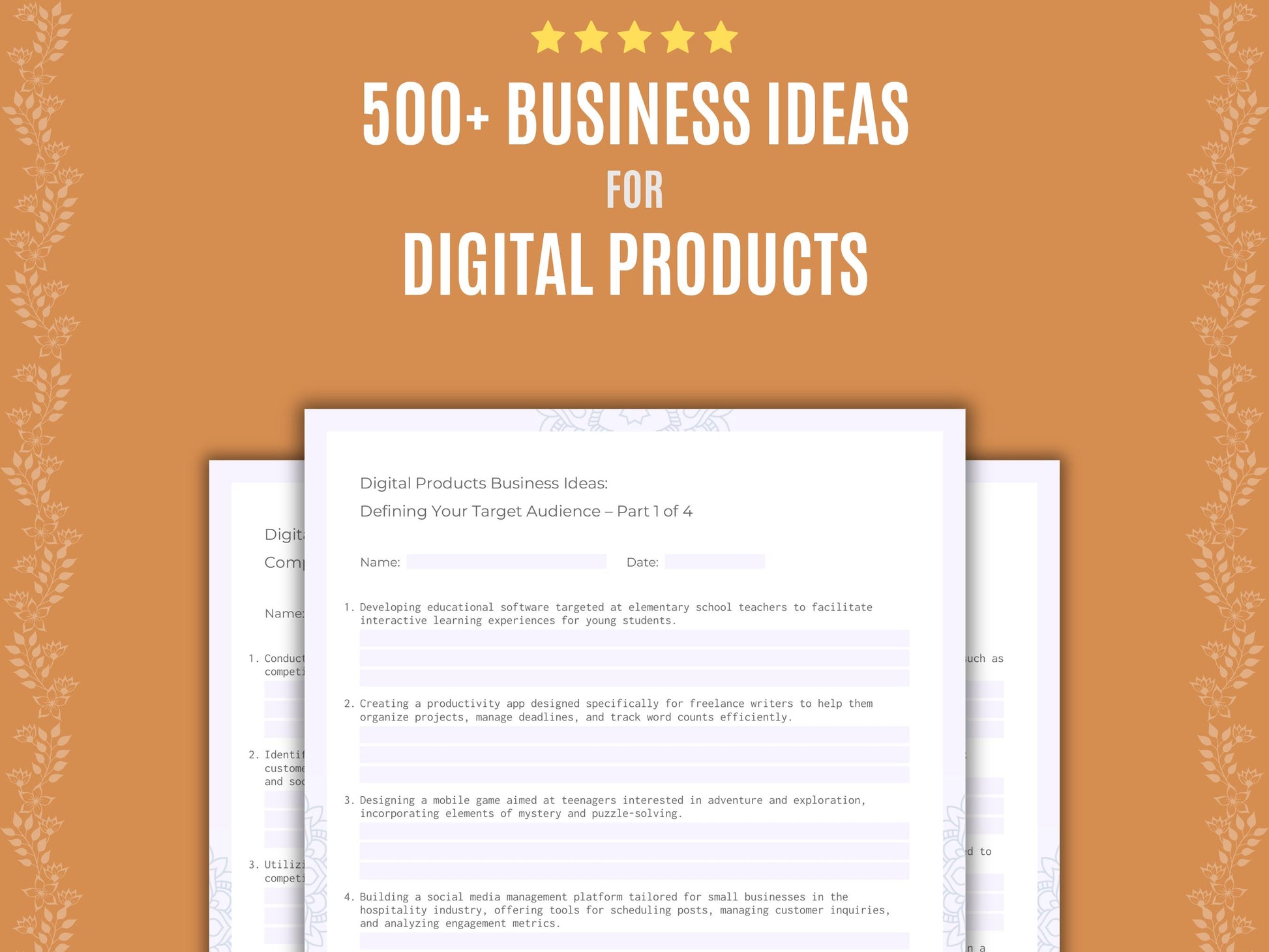 Digital Products Business Ideas
