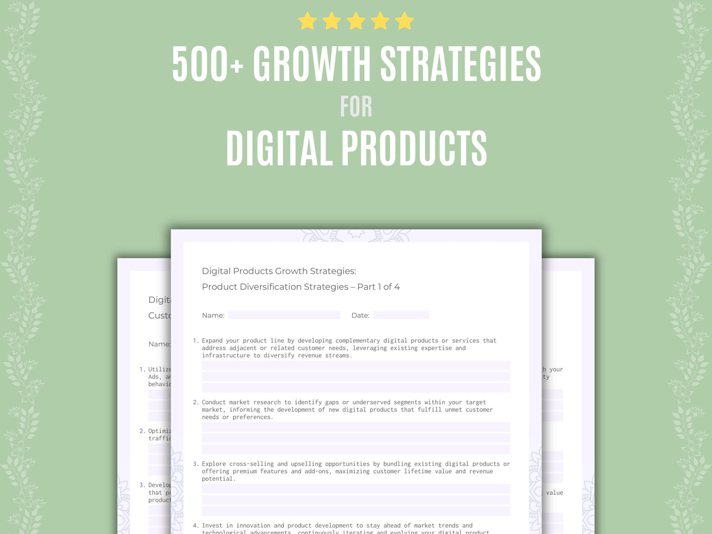 Digital Products Growth Strategies Resource