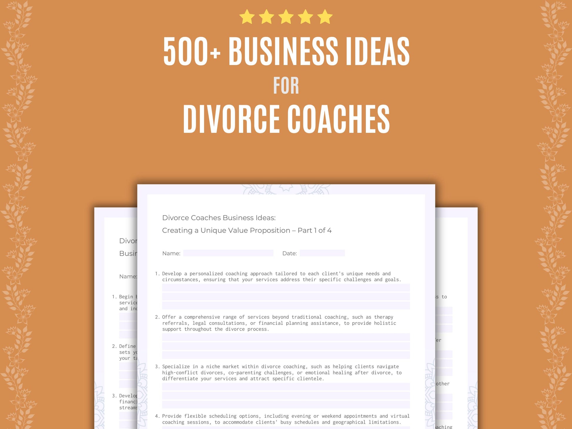 Divorce Coaches Business Workbook