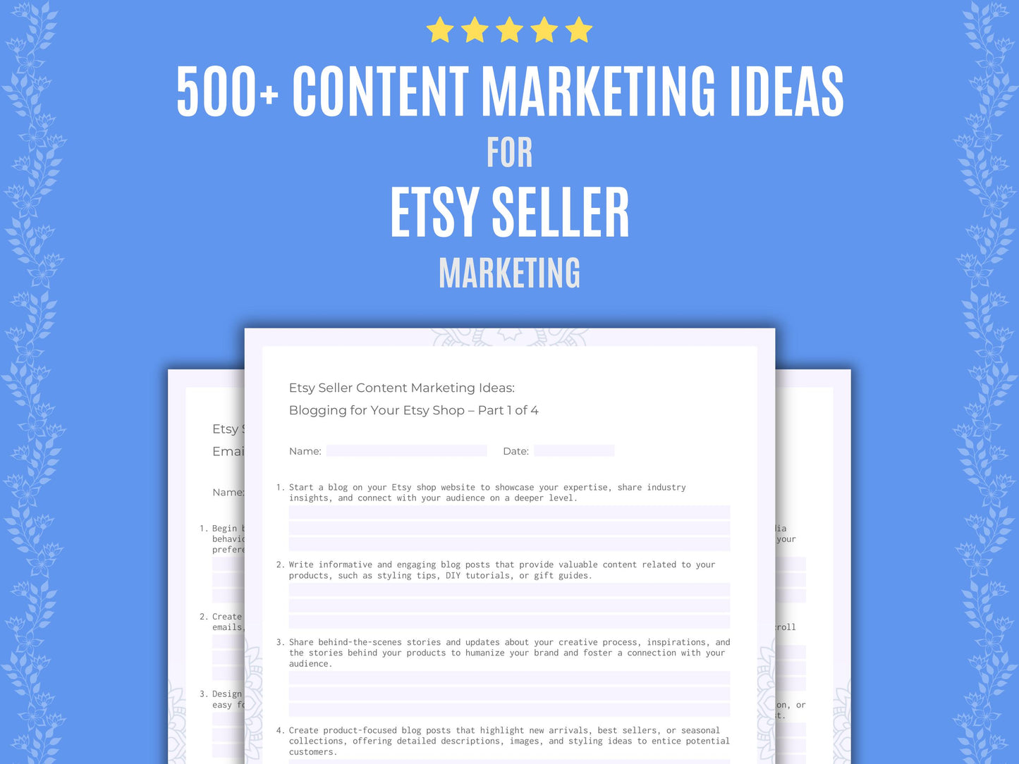 Etsy Seller Content Marketing Ideas