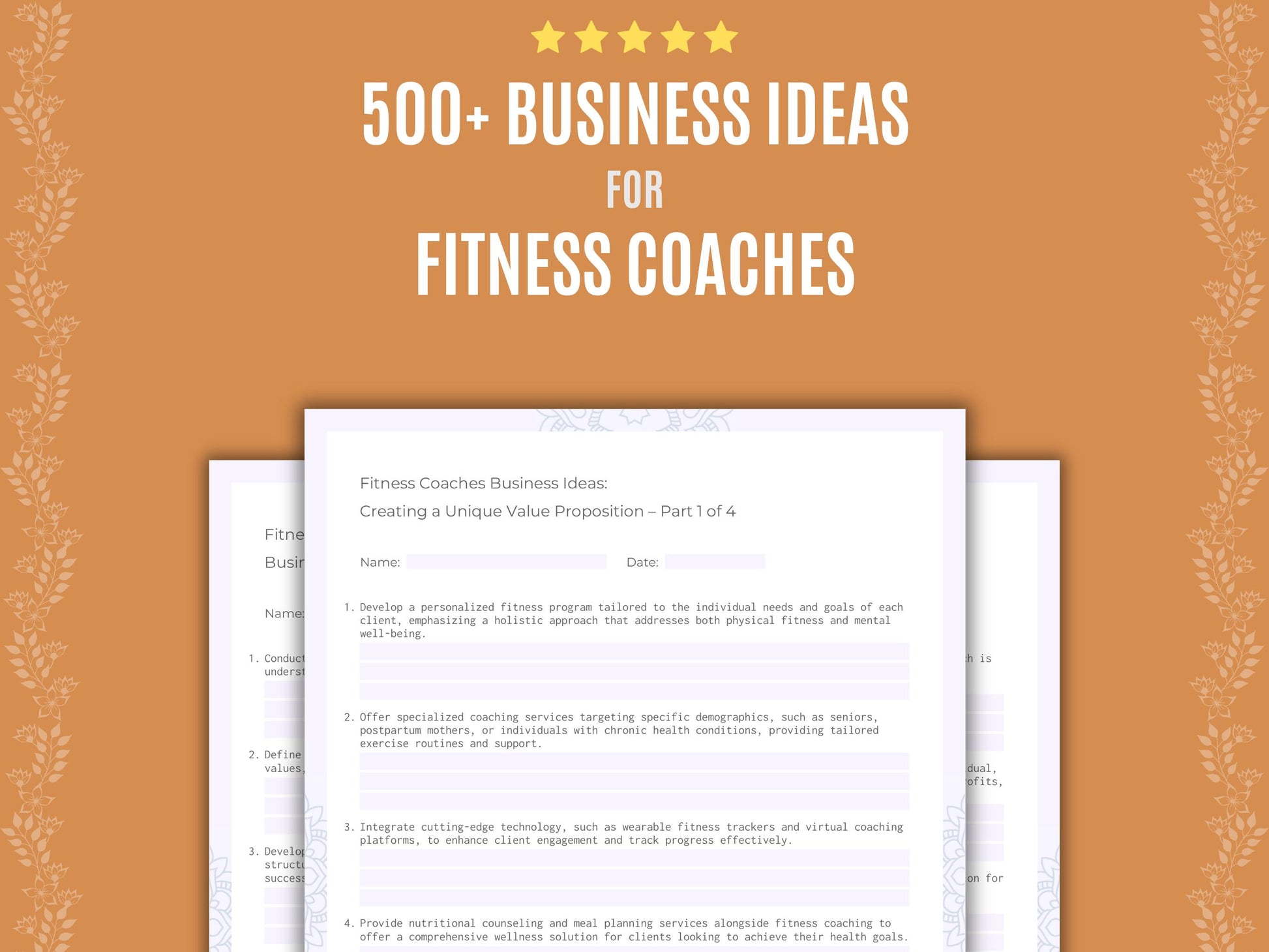 Fitness Coaches Business Workbook