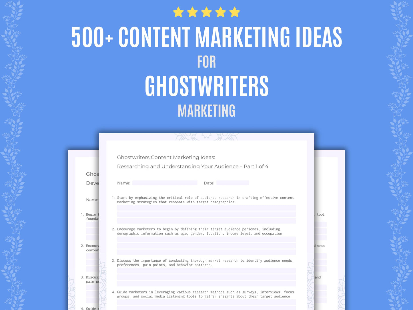 Ghostwriters Content Marketing Ideas Resource