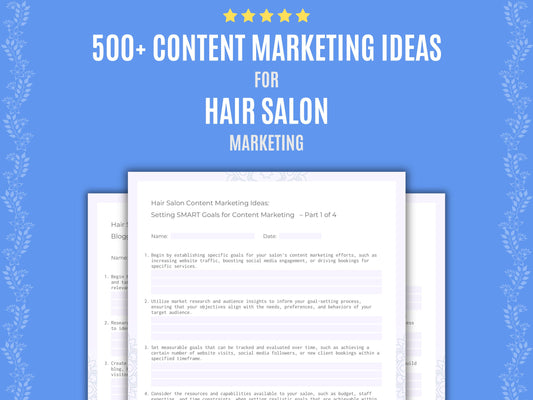 Hair Salon Content Marketing Ideas