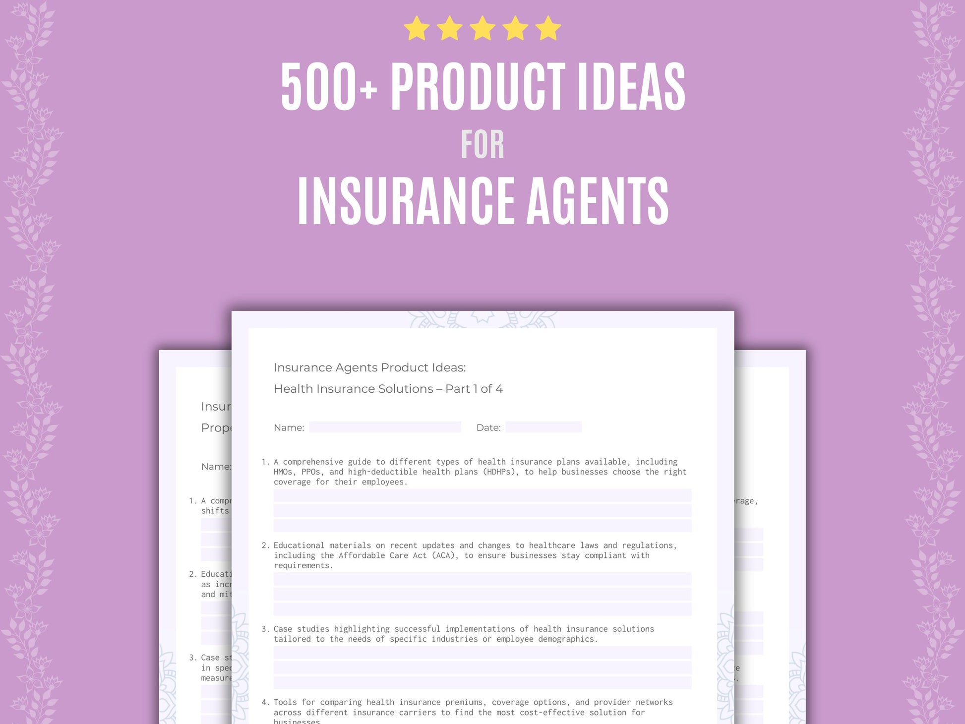 Insurance Agents Business Resource