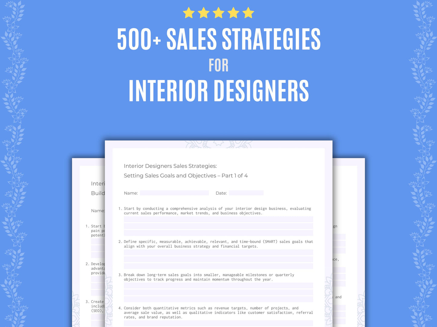Interior Designers Sales Strategies Resource