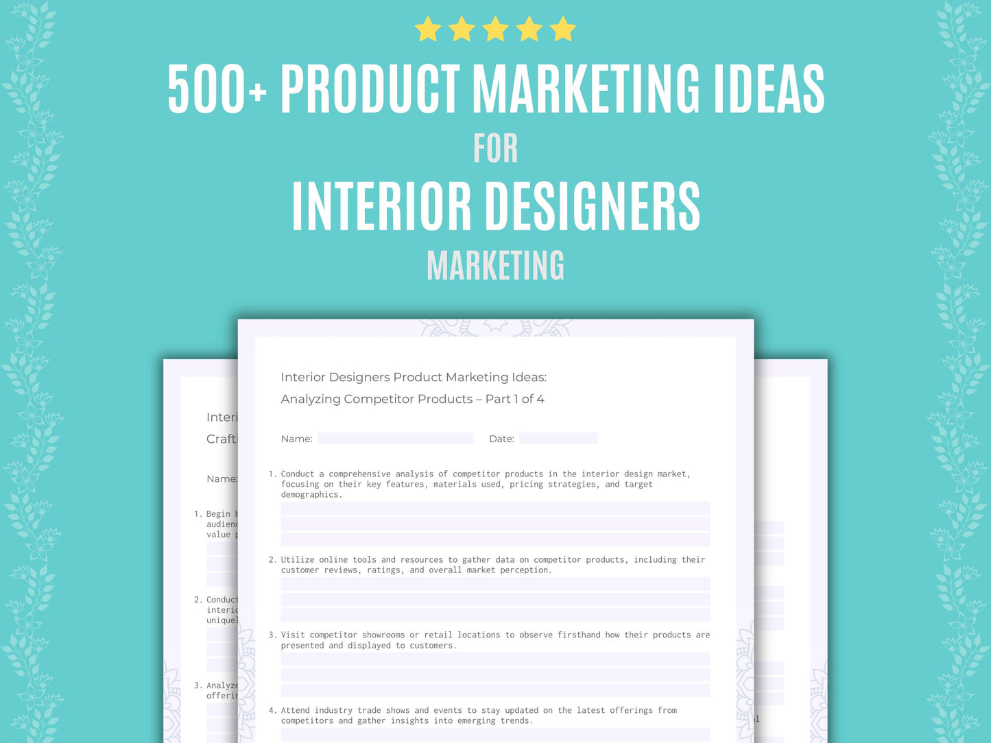 Interior Designers Product Marketing Ideas