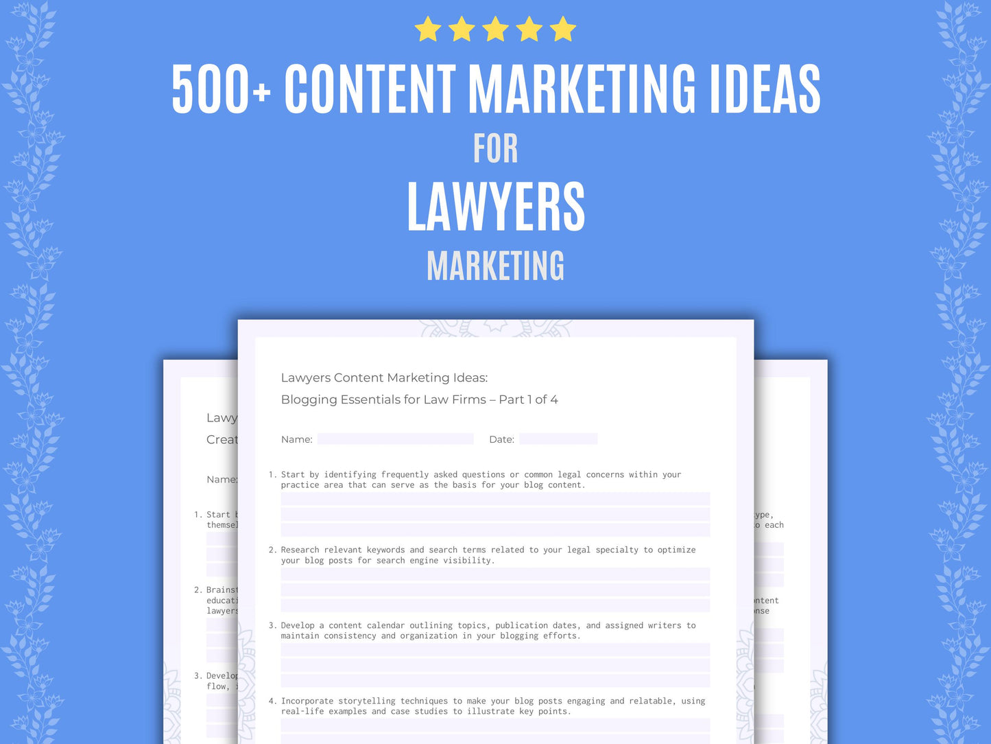Lawyers Content Marketing Ideas Resource