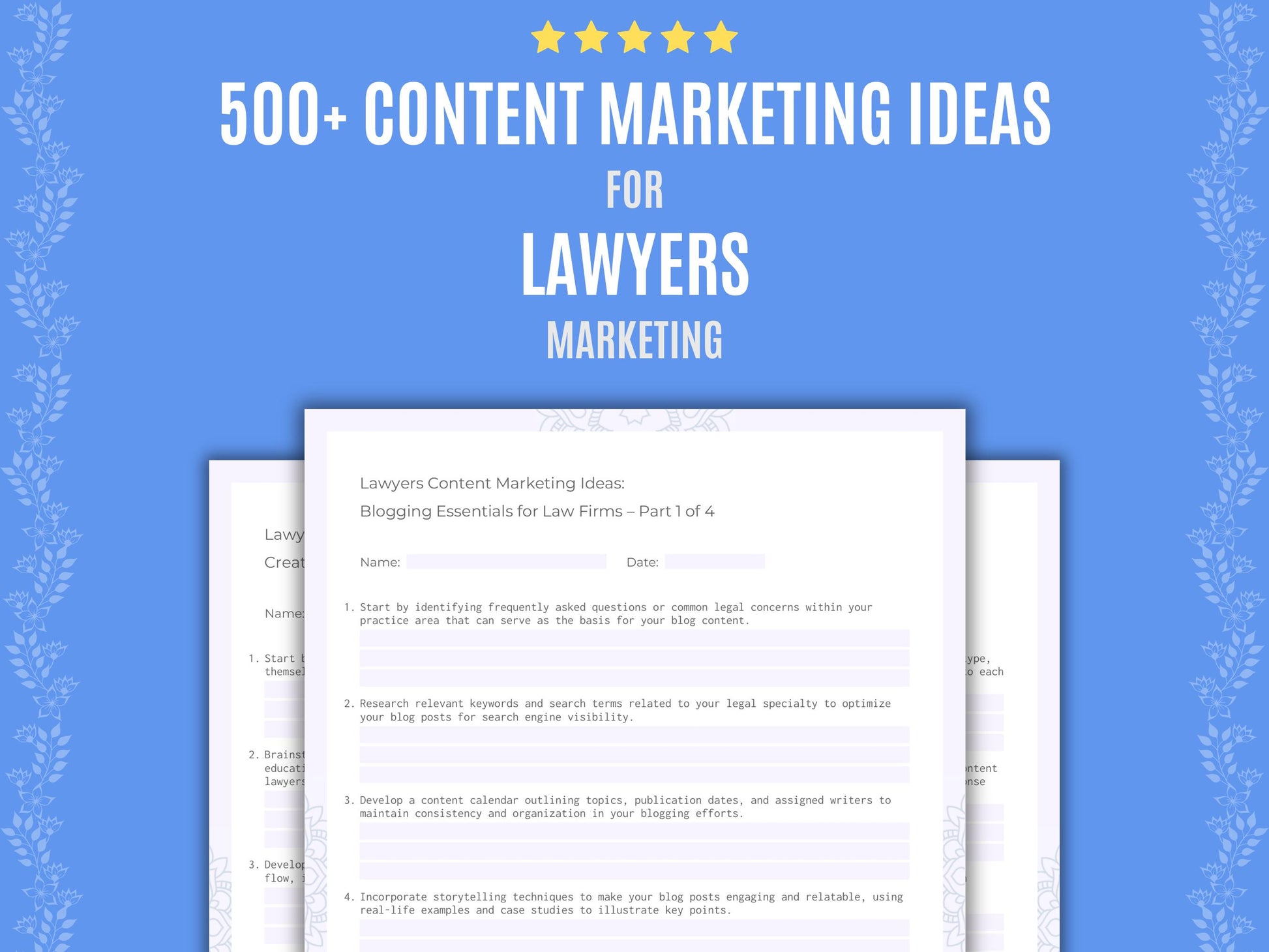 Lawyers Content Marketing Ideas Resource