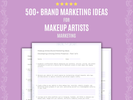 Makeup Artists Marketing